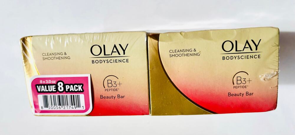 Olay Body Science Soap B3 Niacinamide and Peptide Beauty Bar 8 pack